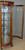 SOLD Victorian Oak Carved Pillar Claw Foot Mirror Back China Cabinet