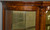 SOLD Victorian Oak Carved Pillar Claw Foot Mirror Back China Cabinet