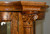 SOLD Victorian Oak Carved Pillar Claw Foot Mirror Back China Cabinet