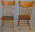 SOLD Set of 5 Victorian Press Back Dining Chairs