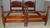 SOLD Pair of Mahogany Twin Size Cannonball Poster Beds