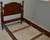 SOLD Pair of Mahogany Twin Size Cannonball Poster Beds