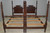 SOLD Pair of Tall Twin Mahogany Pineapple Poster Beds
