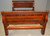 SOLD Period Empire Flame Mahogany Sleigh Bed