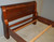 SOLD Period Empire Flame Mahogany Sleigh Bed