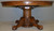 SOLD Carved 60 inch Oak Banquet Table by Horner Flint