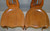 SOLD Pair of Oak Ladies Desk Chairs / Vanity Chairs