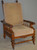 SOLD Carved Oak Morris Chair