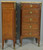 SOLD Pair of French Brass Ormulo Marble Top Nightstands