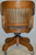 SOLD Oak Lawyers Refinished Bankers Office Swivel Chair