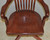 SOLD Antique Mahogany Bankers/Lawyers Swivel Tilt Office Chair