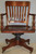 SOLD Mahogany Swivel Tilt Lawyers Office Chair