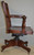 SOLD Mahogany Swivel Tilt Lawyers Office Chair