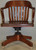 SOLD Antique Mahogany Bankers Lawyers Swivel Tilt Office Chair