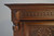 SOLD Carved Oak Bar Cabinet with Flowers