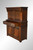 SOLD Carved Oak Bar Cabinet with Flowers