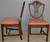 SOLD Set of 6 Mahogany Shield Back Dining Chairs – Twin Arms