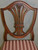 SOLD Set of 6 Mahogany Shield Back Dining Chairs – Twin Arms