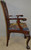 SOLD Mahogany Chippendale Centennial Carved Arm Chair w/ Great Needlepoint
