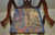 SOLD Mahogany Chippendale Centennial Carved Arm Chair w/ Great Needlepoint