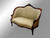 SOLD Antique Victorian Civil War Era Hand Carved Sofa