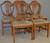 SOLD Set of 5 Mahogany Shield Back Dining Room Chairs – Hepplewhite