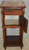 SOLD French Marble Top Brass Ormolu Nightstand