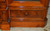 SOLD Antique Victorian Triple Door Burl Walnut Bookcase