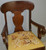 SOLD Set of 7 Empire Needlepoint Dining Chairs