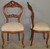 SOLD Pair of Stylish Victorian Carved Ladies Chairs