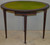 SOLD Inlaid Victorian Demi Lune Game Table