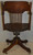 SOLD Victorian Tiger Sawn Oak Swivel Tilt Office Chair