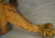 SOLD Round Oak Claw Foot Dining Table & 4 Chair Set