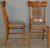SOLD Set of 6 Oak Pressback Dining Chairs