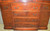 SOLDMahogany Breakfront Butler’s Desk Bubble Glass
