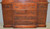 SOLDMahogany Breakfront Butler’s Desk Bubble Glass