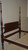 SOLD Mahogany Sheraton Pencil Poster Bed – Full Size