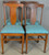 SOLD Set of 4 Tiger Oak Dining Chairs