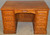 SOLD Victorian Oak Raised Panel Lawyers Bankers Flat Top Desk
