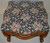 SOLD Victorian Carved Shapely Footstool