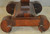 SOLD Empire Flame Mahogany Drop Leaf Sewing Stand