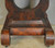 SOLD Empire Flame Mahogany Drop Leaf Sewing Stand