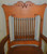 SOLD Oak Carved Arm Chair