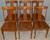SOLD  Set of Victorian Oak Dining Chairs – 1900’s