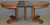 SOLD Round Oak Empire Split Base Banquet Dining Table