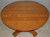 SOLD Round Oak Empire Split Base Banquet Dining Table