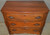 SOLD Victorian Three Drawer Bachelor Chest Carved Poles