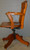 SOLD Antique Oak Bankers Lawyers Swivel Tilt Office Chair