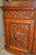 SOLD Victorian Oak Barley Twist Carved Corner Cabinet of Horner Quality