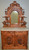 SOLD Victorian Burl Walnut Marble Top Carved Sideboard